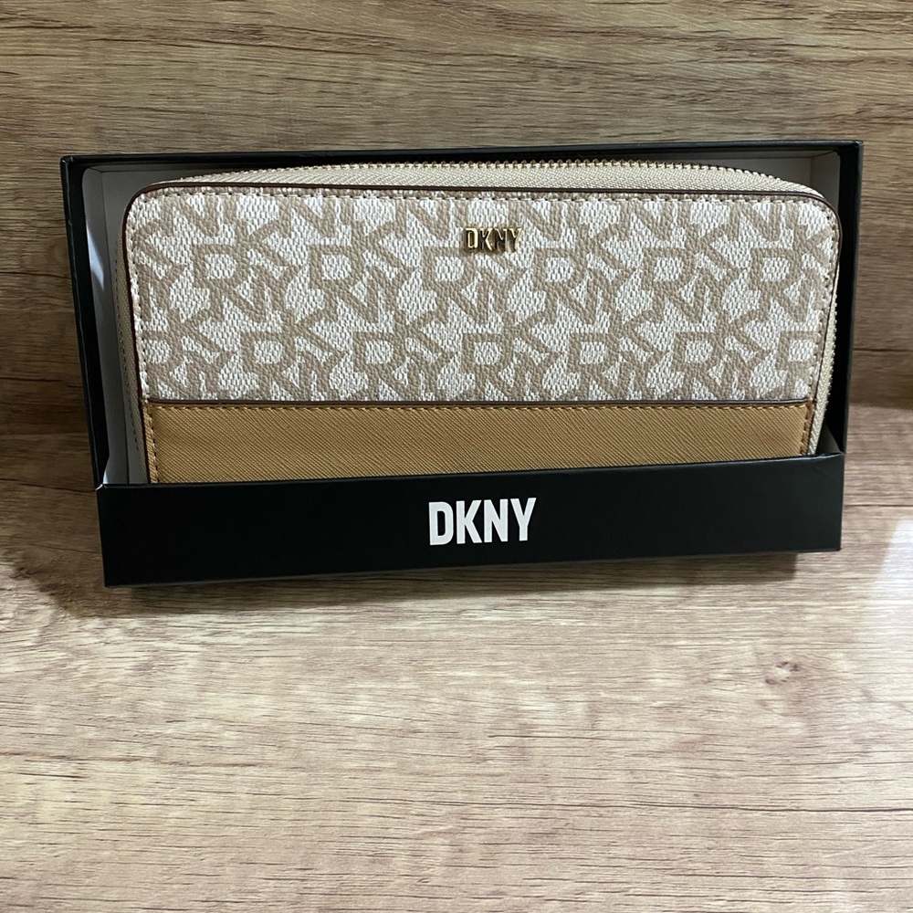 DKNY Large Zip Around Wallet